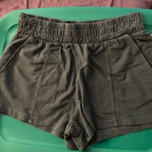 Grey cotton shorts